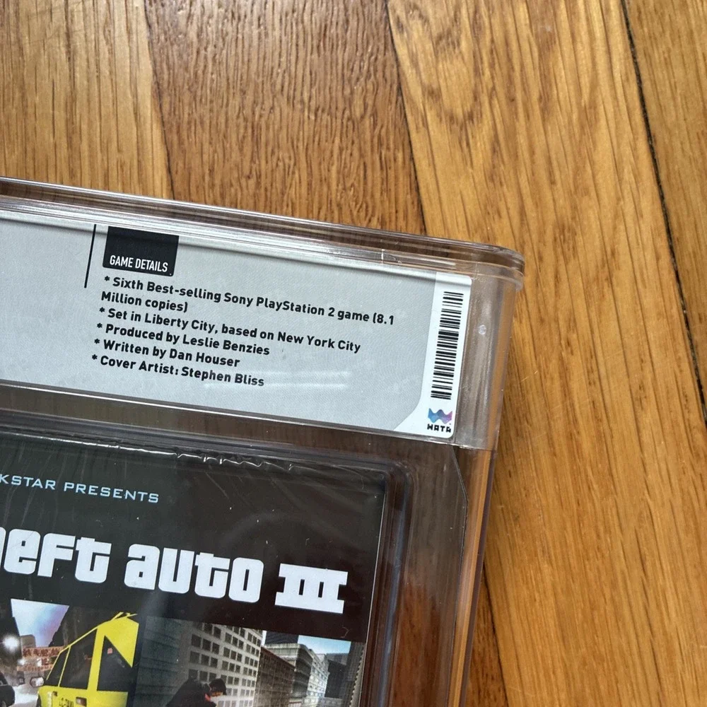 Grand Theft Auto III GTA From Trilogy PS2 Playstation 2 WATA 9.8 A++